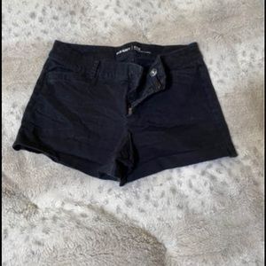 Black shorts. Women’s size 6